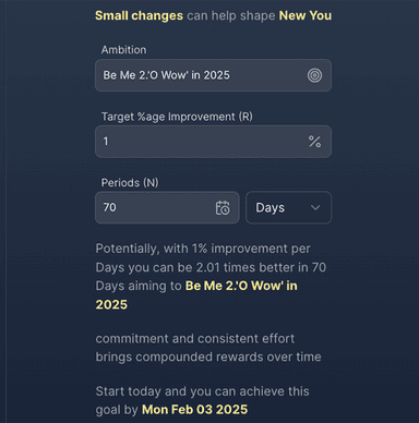 Smart Goal Calculator