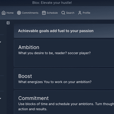 Start on Achievable Goals
